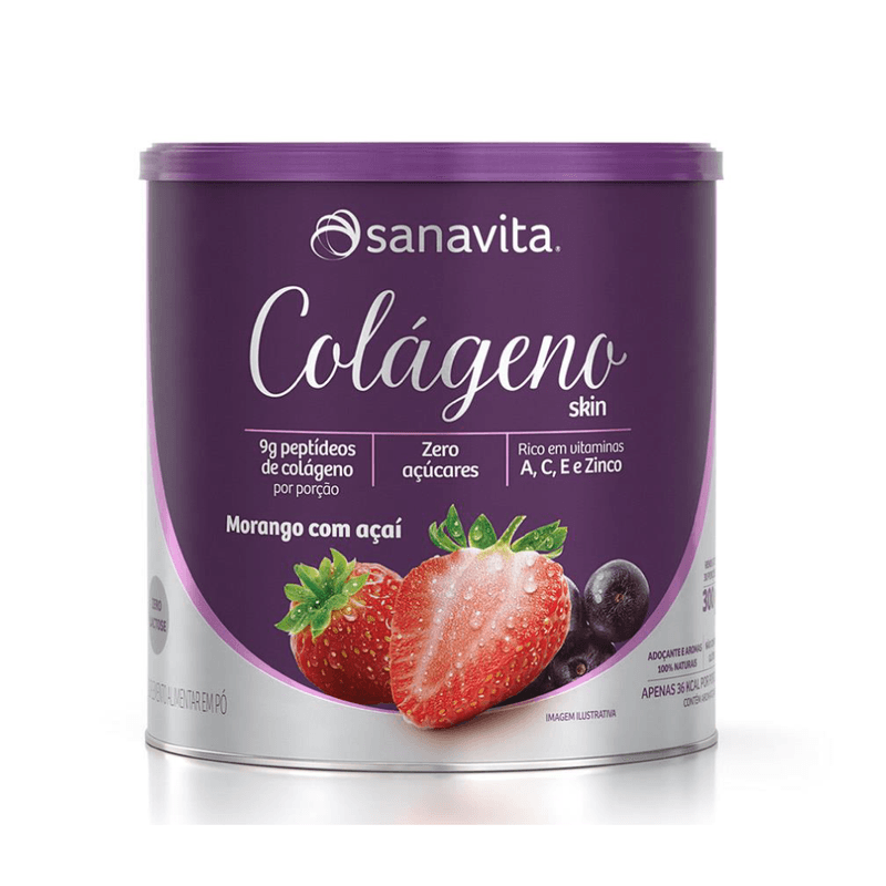 COLAGENO-SANAVITA-MORANGO-E-ACAI-300GR COLAGENO-SANAVITA-MORANGO-E-ACAI-300GR