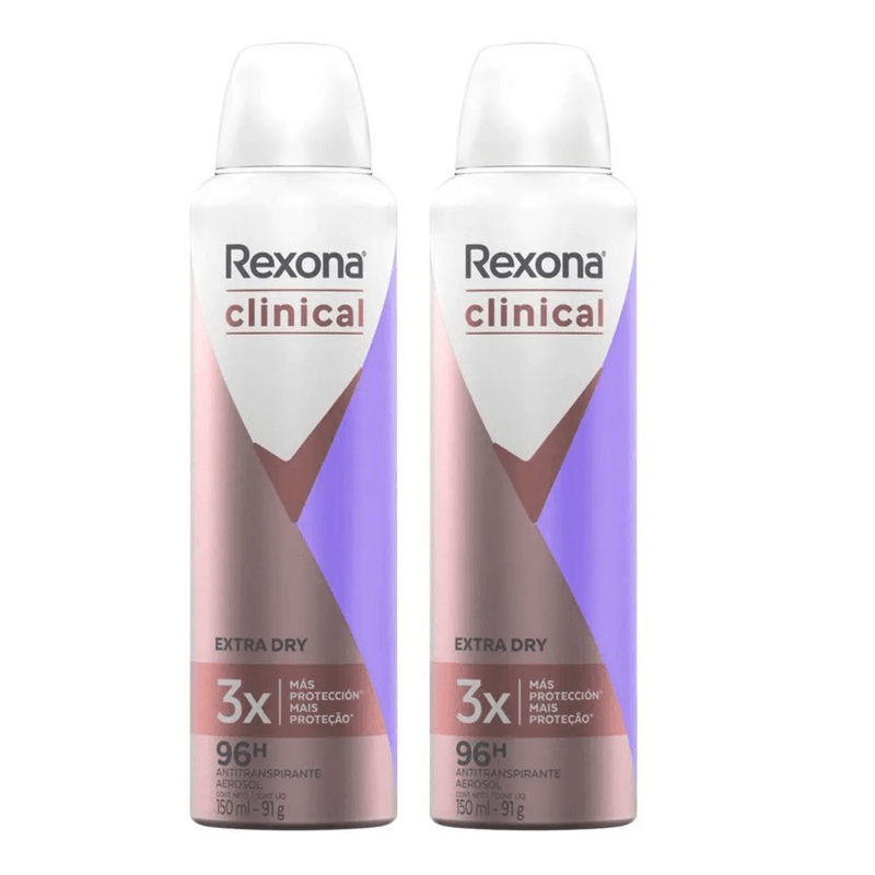 Antitranspirante Rexona Feminino Clinical Extra Dry