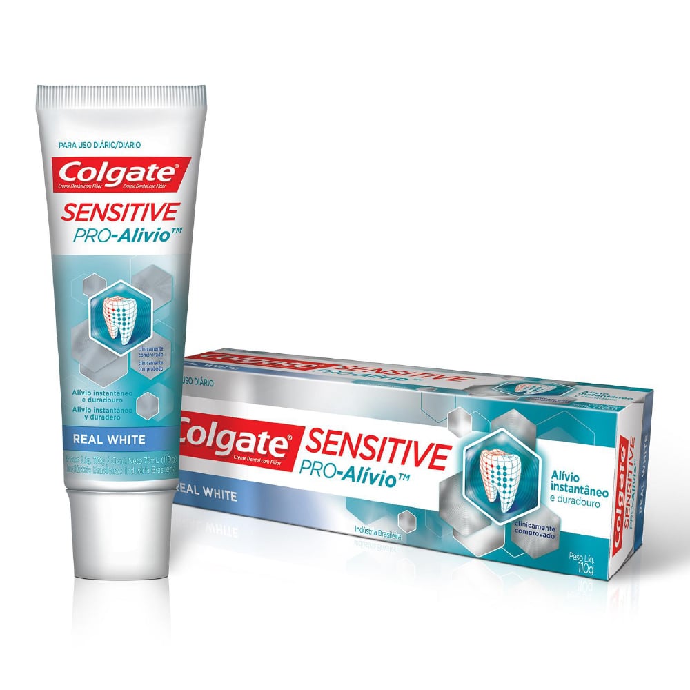 CR DENTAL COLGATE SENSITIVE PRO-ALIVIO REAL WHITE 110G - alexfarma