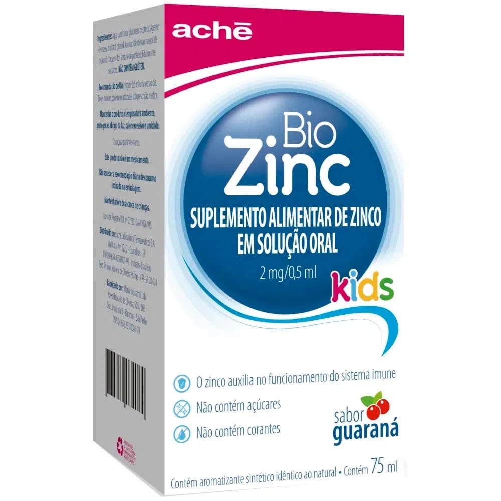 Bio Zinc Kids 75ml - Alexfarma