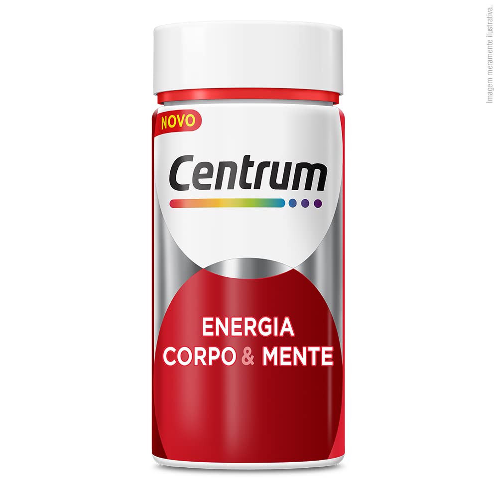 CENTRUM ENERGIA CORPO E MENTE 60 CAPS - alexfarma