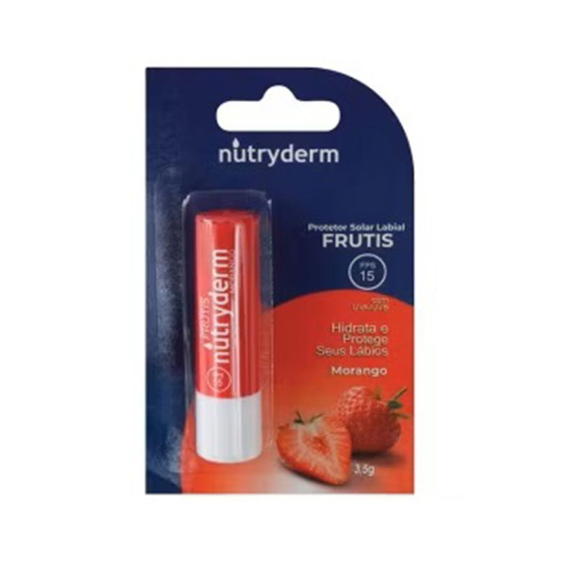 PROT-LABIAL-NUTRYDERME-MORANGO-FPS15-35G