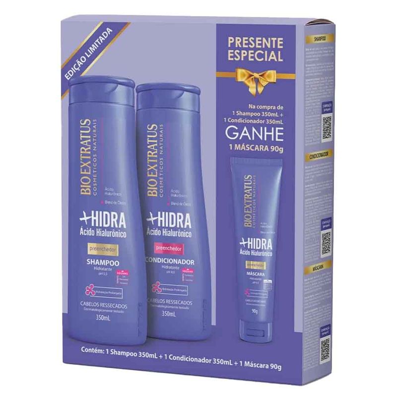 KIT-BIO-EXTRATUS-HYDRA-SH---COND-GRATIS-MASC-90G