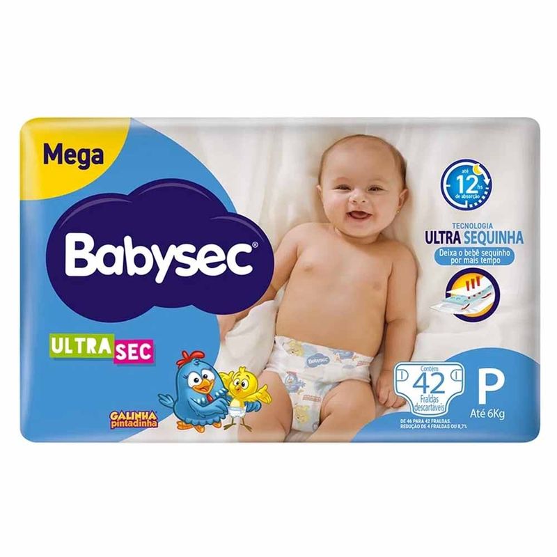 FRALDA-BABYSEC-MEGA-TM-P-42-TIRAS FRALDA-BABYSEC-MEGA-TM-P-42-TIRAS