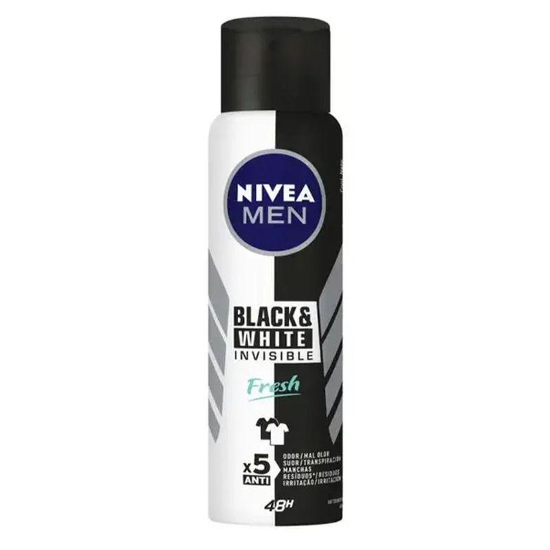 Desodorante-Aerossol-Nivea-Men-Invisible-Black---White-Fresh