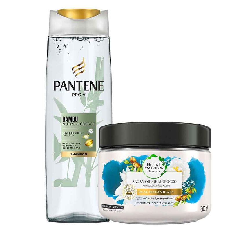 KIT-PANTENE-SH-200ML-BAMB-CR-TRAT-ARGAN-300ML KIT-PANTENE-SH-200ML-BAMB-CR-TRAT-ARGAN-300ML