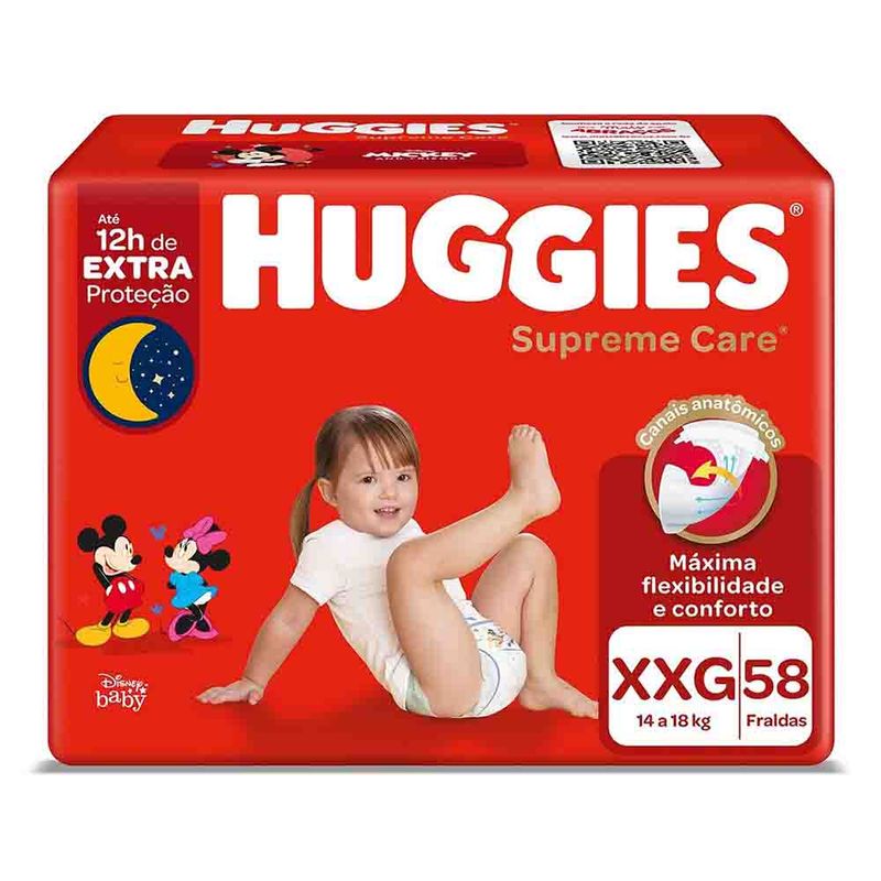 FRALDA-HUGGIES-SUPREME-CARE-XXG58-UNID-7896007552832 FRALDA-HUGGIES-SUPREME-CARE-XXG58-UNID-7896007552832