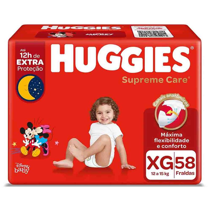 FRALDA-HUGGIES-SUPREME-CARE-XG58-UNID-7896007552818 FRALDA-HUGGIES-SUPREME-CARE-XG58-UNID-7896007552818