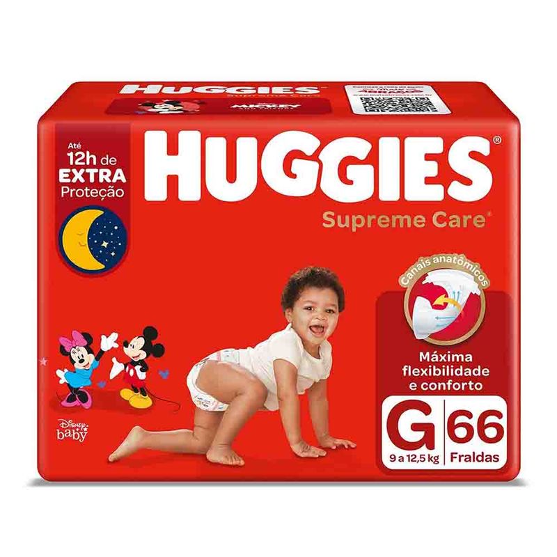 FRALDA-HUGGIES-SUPREME-CARE-G66-UNID-7896007552795 FRALDA-HUGGIES-SUPREME-CARE-G66-UNID-7896007552795
