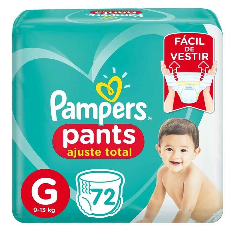 FRALDA-PAMPERS-PANTS-AJUSTE-TOTAL-G-72UNID-7500435146487 FRALDA-PAMPERS-PANTS-AJUSTE-TOTAL-G-72UNID-7500435146487