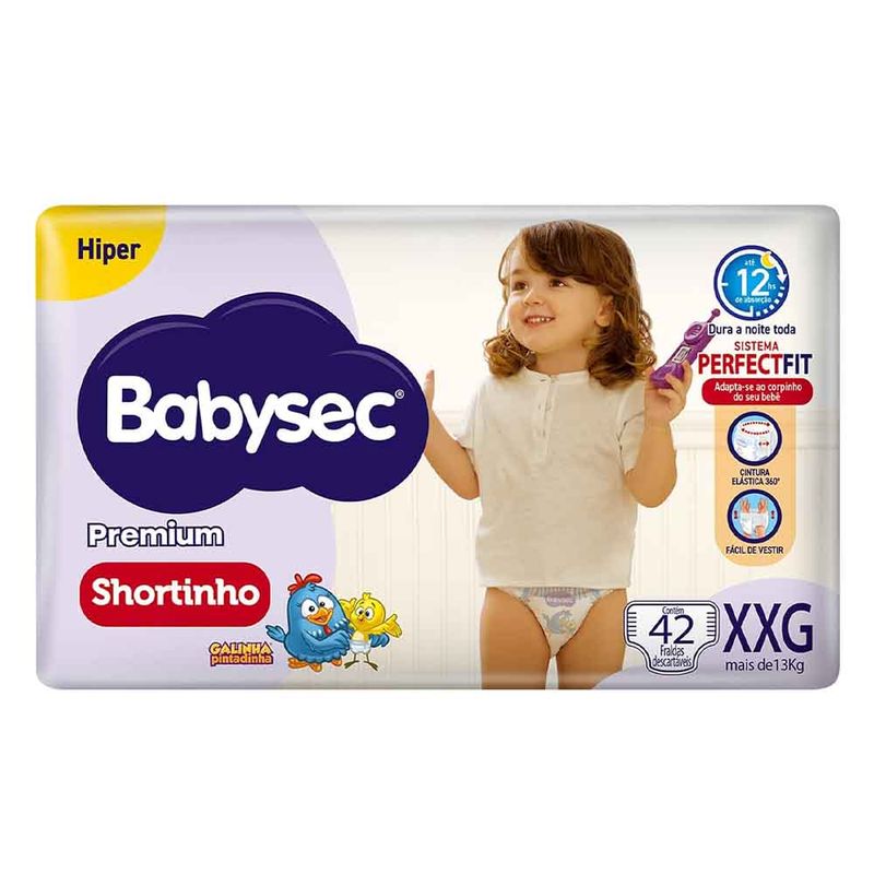 SHORTINHO-BABYSEC-HIPER-TM-XXG-42-UNID-7896061997167 SHORTINHO-BABYSEC-HIPER-TM-XXG-42-UNID-7896061997167
