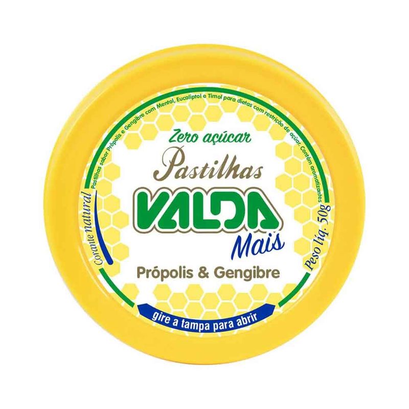 VALDA-MAIS-LATA-PROPOLIS-GENGIBRE-50G-7891137006361