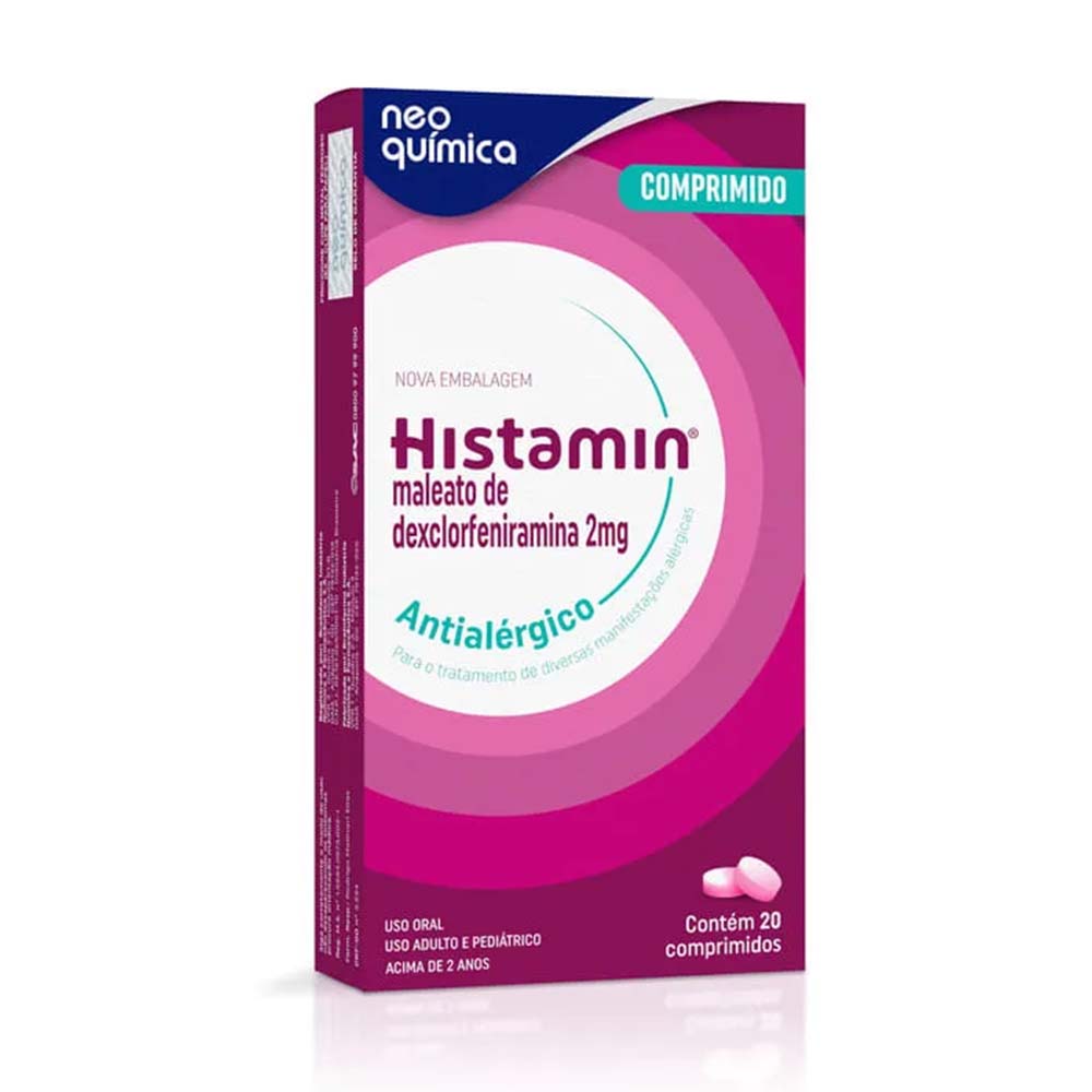 HISTAMIN 2MG C/20 COMP - alexfarma