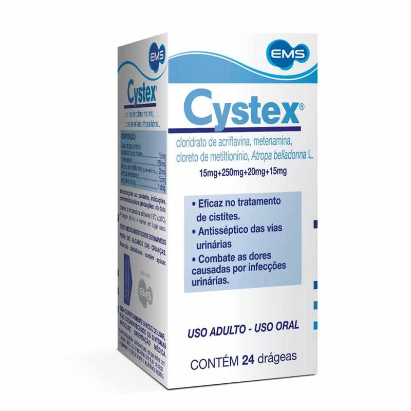 CYSTEX-C-24-DRAGEAS-7896004801216