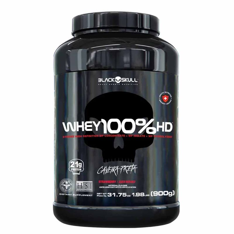 WHEY-100--HD-BLACK-SKULL-MORANGO-900G-7898708732261 WHEY-100--HD-BLACK-SKULL-MORANGO-900G-7898708732261
