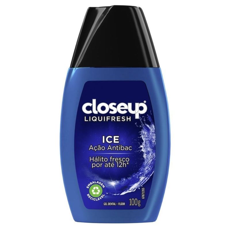 GEL DENTAL CLOSE-UP LIQUI FRESH ICE 100G