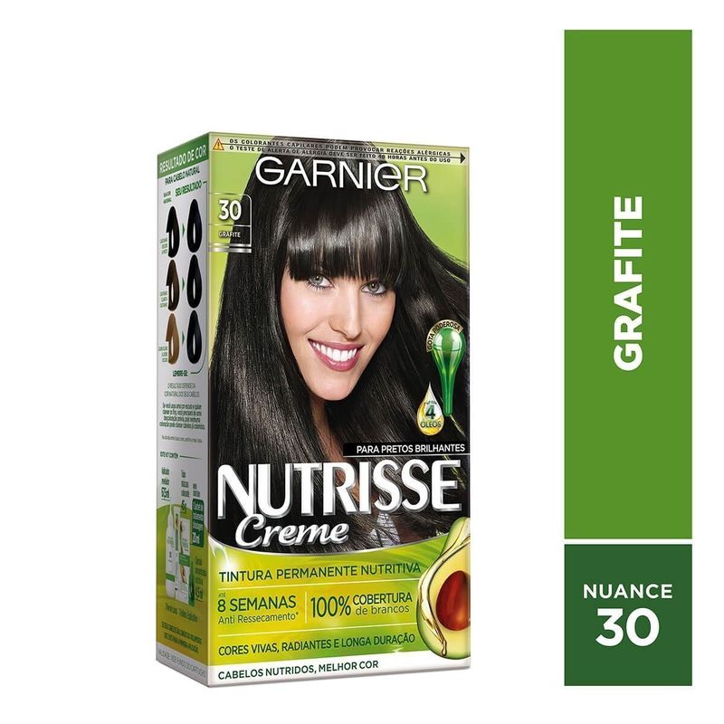 TINT NUTRISSE 30 CASTANHO ESCURO / GRAFITE