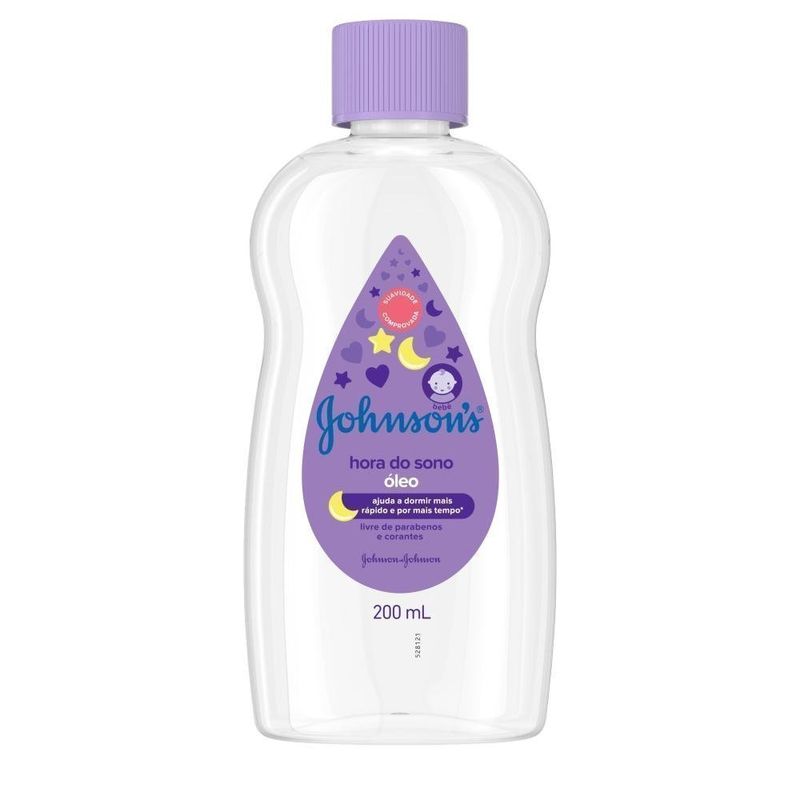 OLEO J&J BABY HORA DO SONO 200ML