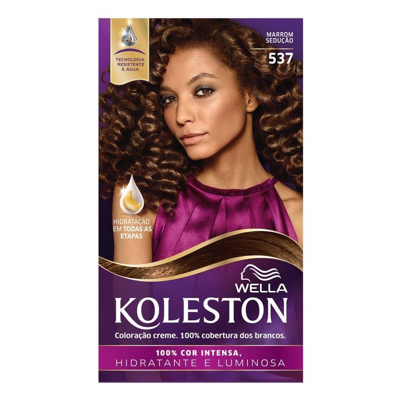 TINT KOLESTON 537 MARROM  SEDUCAO