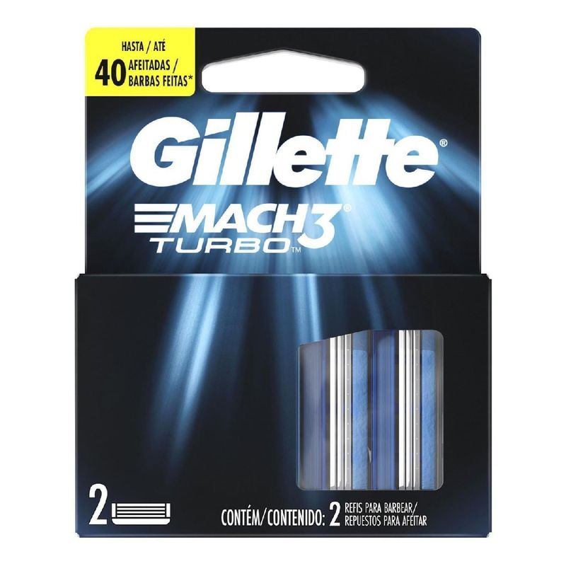 CARGA GILLETTE MACH 3 TURBO 2UND