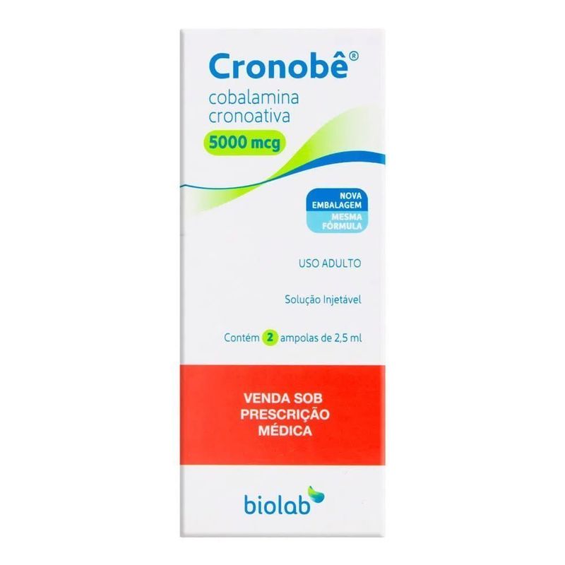CRONOBE 5000MCG INJ 2AMP