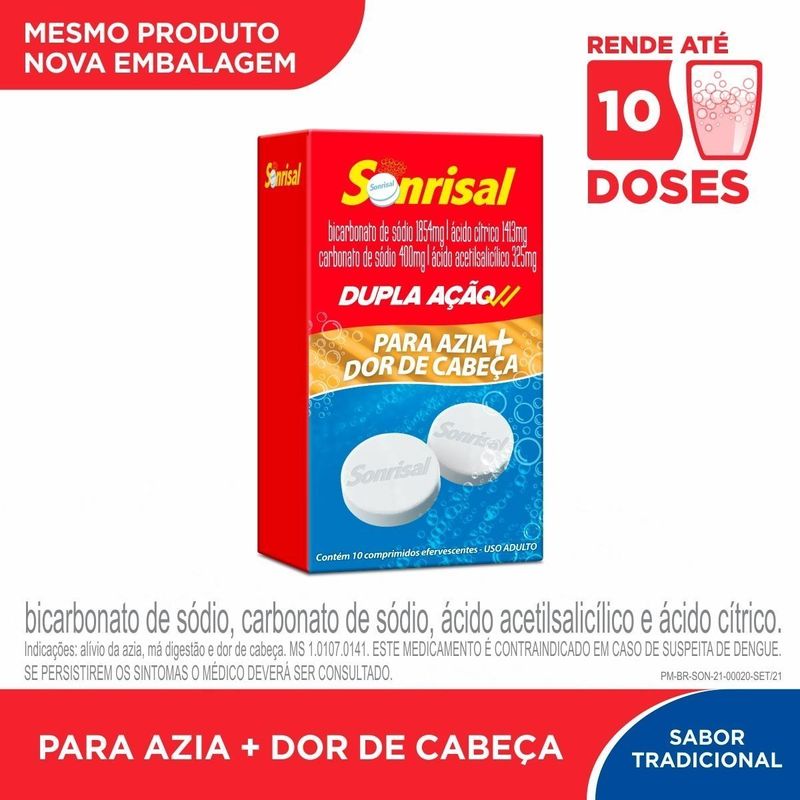 SONRISAL TRADICIONAL 5X2 C/10 COMP EFER