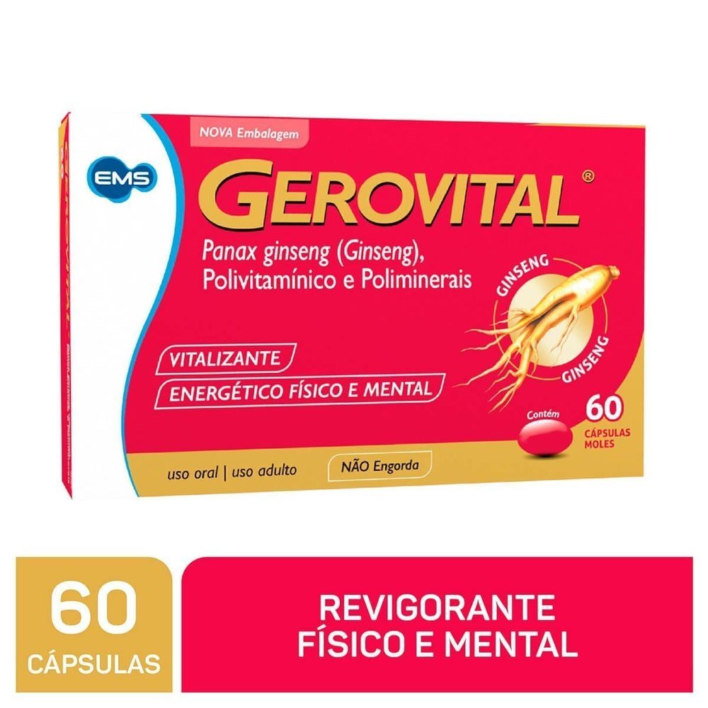 GEROVITAL C/60 COMP - Alexfarma