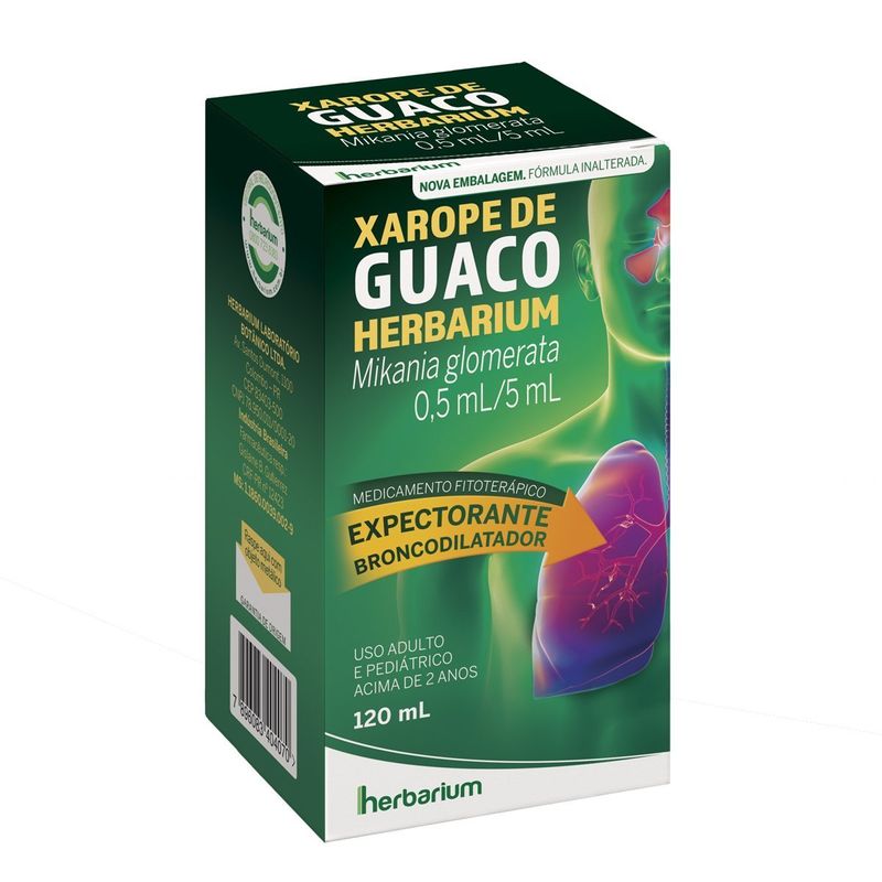 XAROPE DE GUACO HERBARIUM 120ML