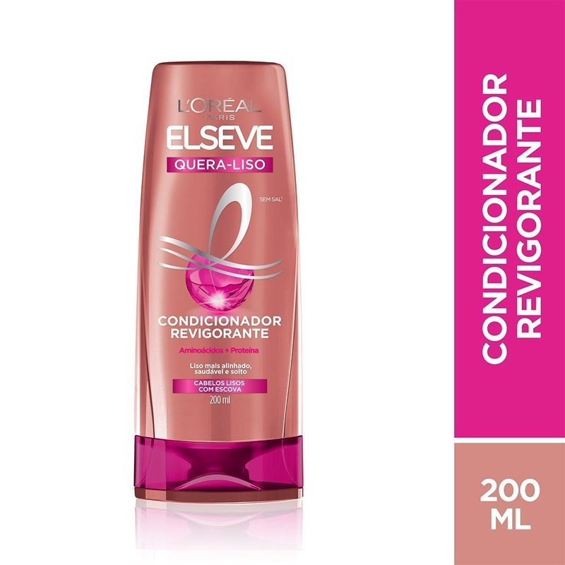 COND ELSEVE QUERA LISO RECONST 200ML(DESCONTINUADO) COND ELSEVE QUERA LISO RECONST 200ML
