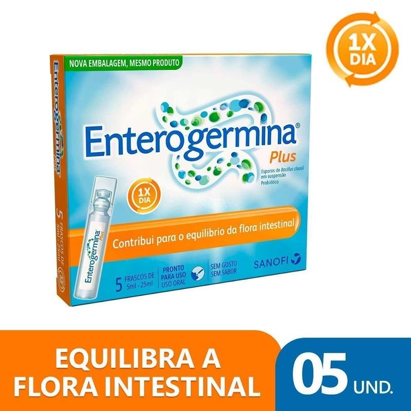 ENTEROGERMINA PLUS 5ML C/5 FLAC - alexfarma