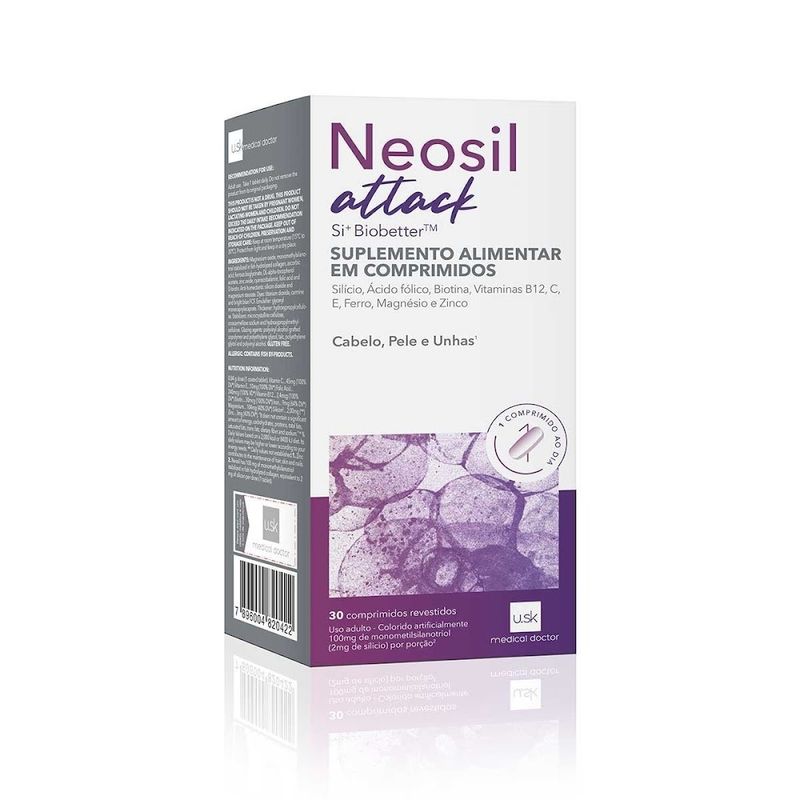 NEOSIL ATTACK C/30 COMP - alexfarma