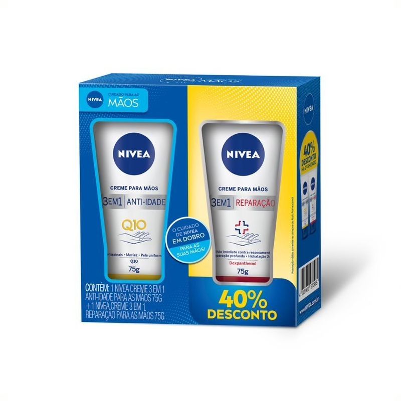 KIT-NIVEA-CR-ANT-IDADE-Q10-CR-REPAR-75G