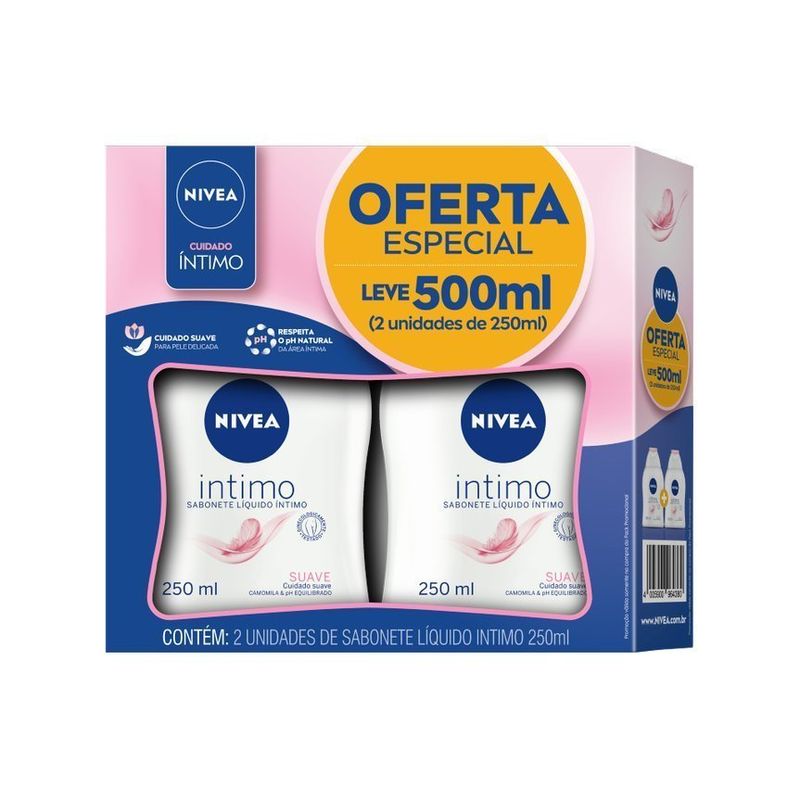 KIT-SAB-NIVEA-INTIMO-SUAVE-250ML-2UND