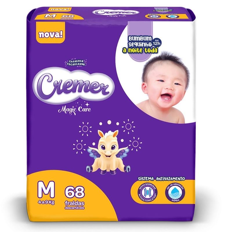 FRALDA-CREMER-MAGIC-CARE-M-68UNID
