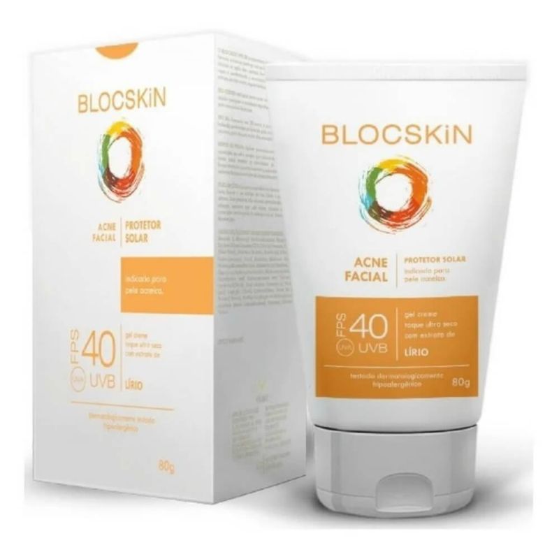 PROT SOLAR BLOSKIN FPS40 ACNE LIRIO 80GR PROT SOLAR BLOCKSKIN FPS40 ACNE LIRIO 80GR