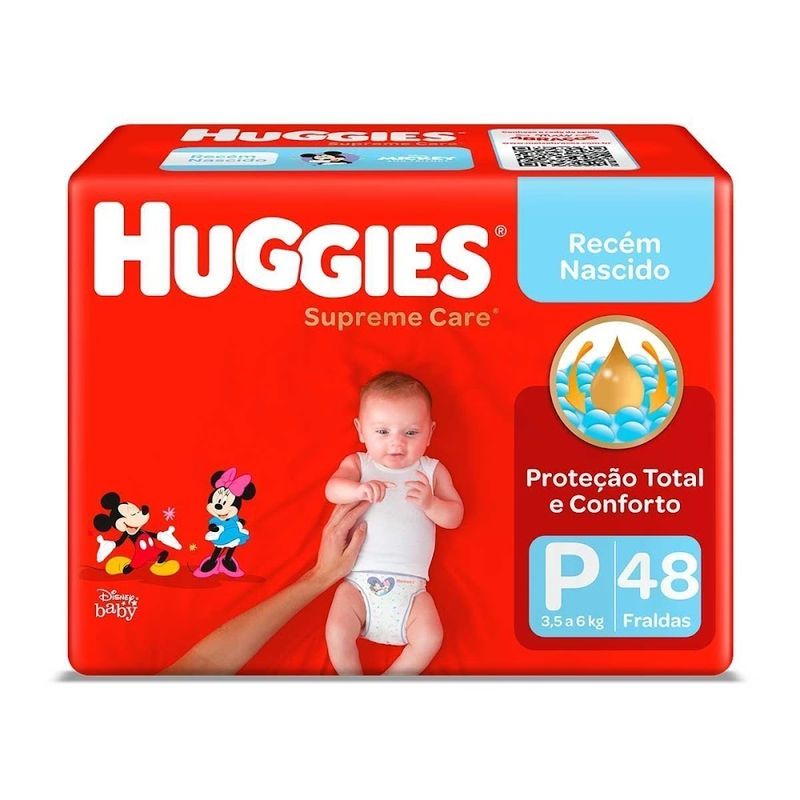 FRALDA-HUGGIES-SUPREME-CARE-P48-UNID-MEGA