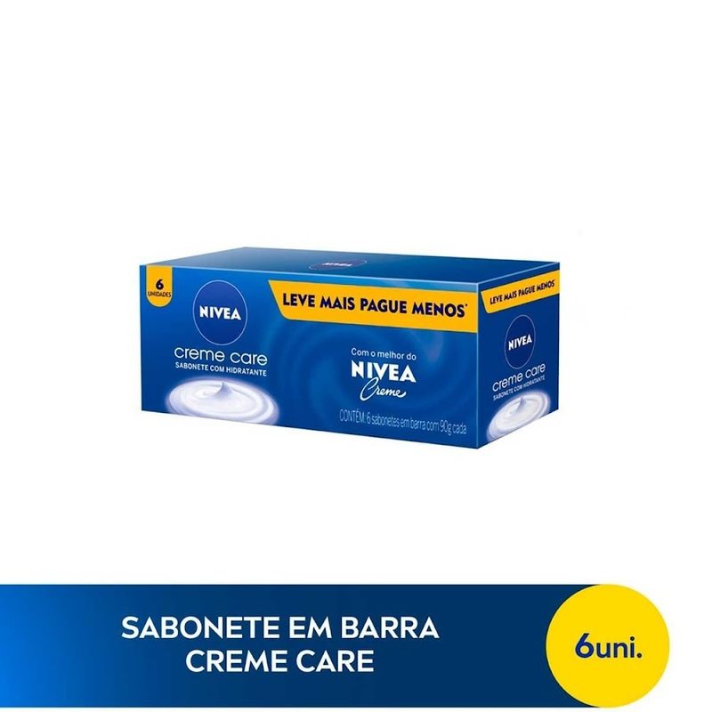 KIT-SAB-NIVEA-CREME-CARE-90G-6X90
