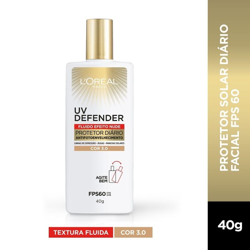 PROT-LOREAL-UVDEFENDER-FUIDO-NUDE-FPS60-40G