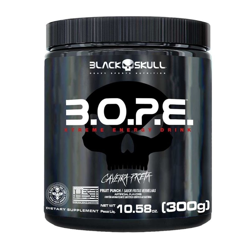 PRE-TREINO-BLACK-SKULL-BOPE-FRUTAS-VERMELHAS-300G
