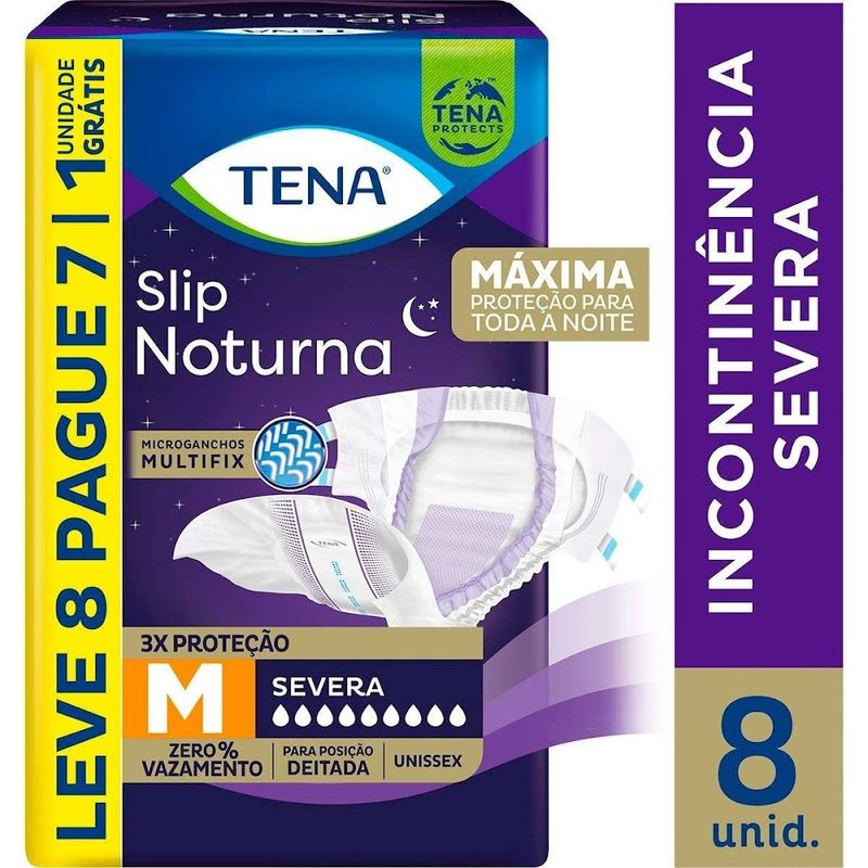 FRALDA-TENA-SLIP-NOTURNA-M-LV8-PG7