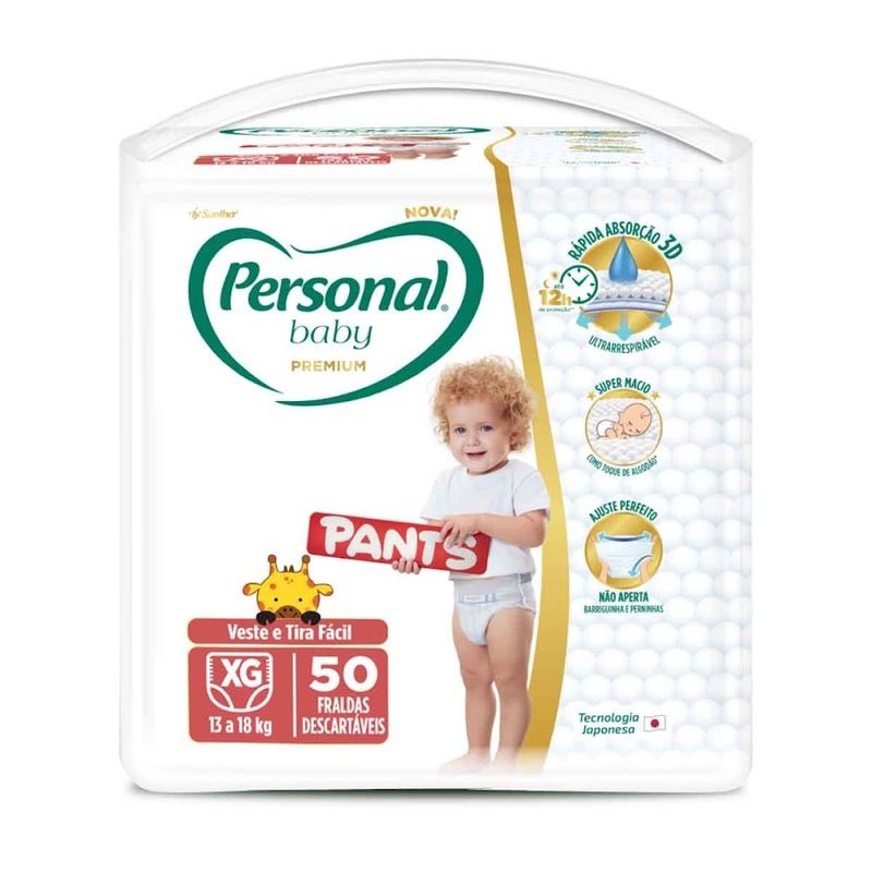 FRALDA-PERSONAL-BABY-PREMIUM-PANTS-HIPER-XG-50UN