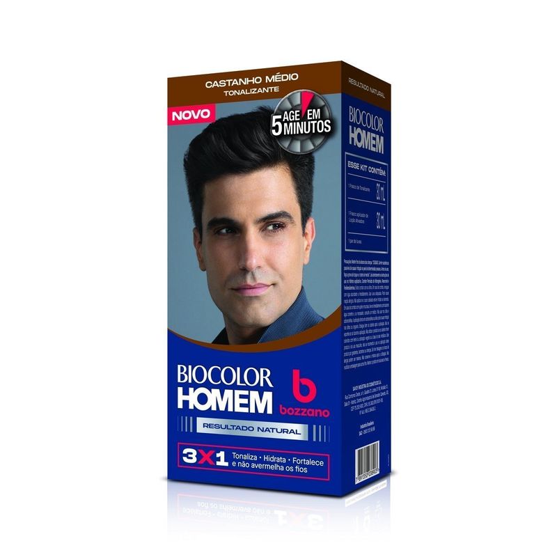 TINT BIOCOLOR HOMEN CASTANHO MEDIO