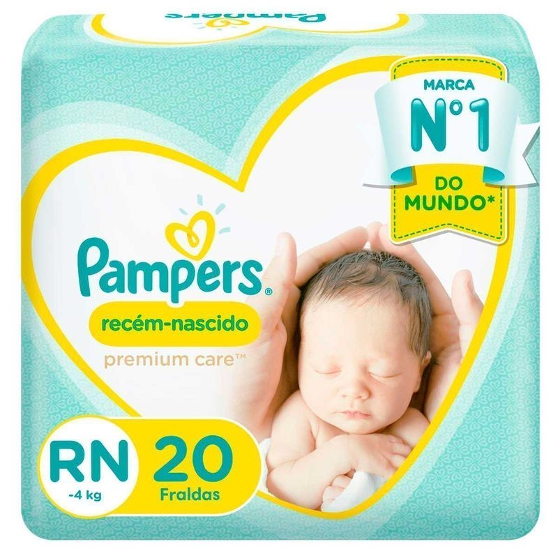 FRALDA PAMPERS RN C/20 FRALDA PAMPERS RN C/20