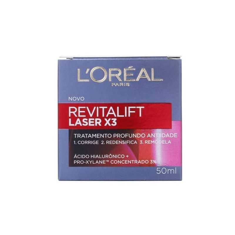CR LOREAL REVITALIFT LASER X3 ANTIDADE 50ML CR LOREAL REVITALIFT LASER X3 ANTIDADE 50ML