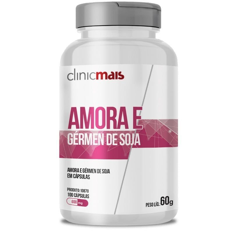 AMORA E GERMEN DE SOJA CHA MAIS 500MG 60CPS AMORA E GERMEN DE SOJA CHA MAIS 500MG 60CPS