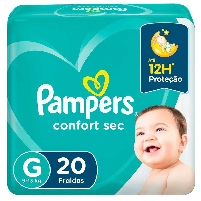 FRALDA PAMPERS CONFORTSEC G C/20 FRALDA PAMPERS CONFORTSEC GD C/20