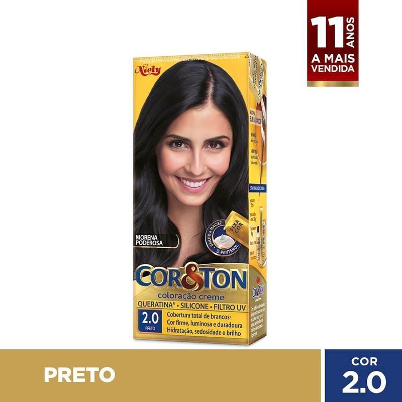 TINT COR E TON 2.0 PRETO