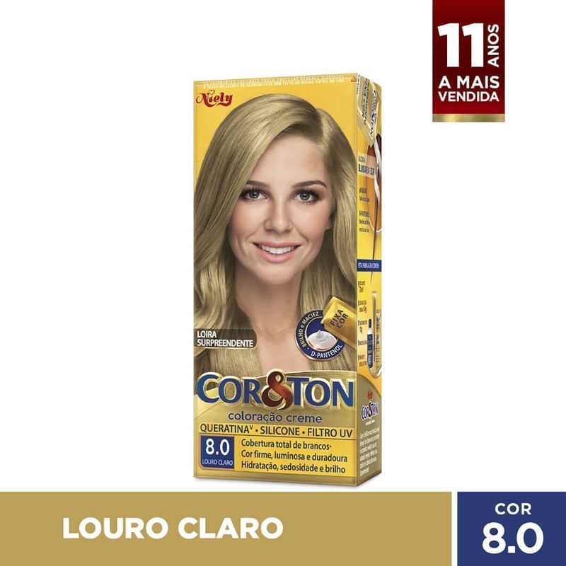 TINT COR E TON 8.0 LOURO CLARO