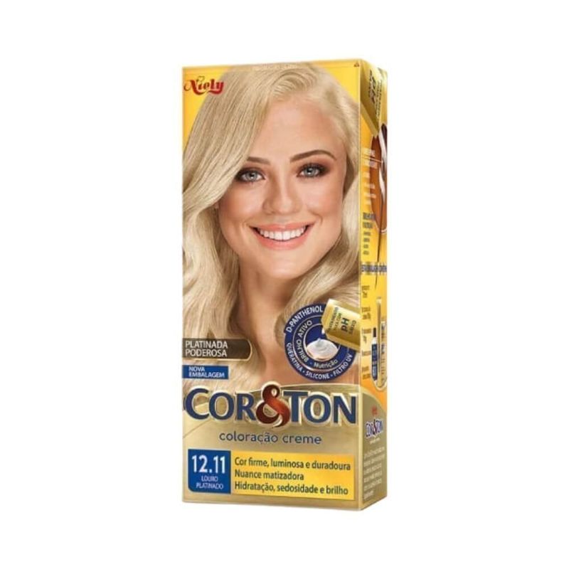 TINT COR E TON 12.11 LOURO PLATINO CINZA INTENSO
