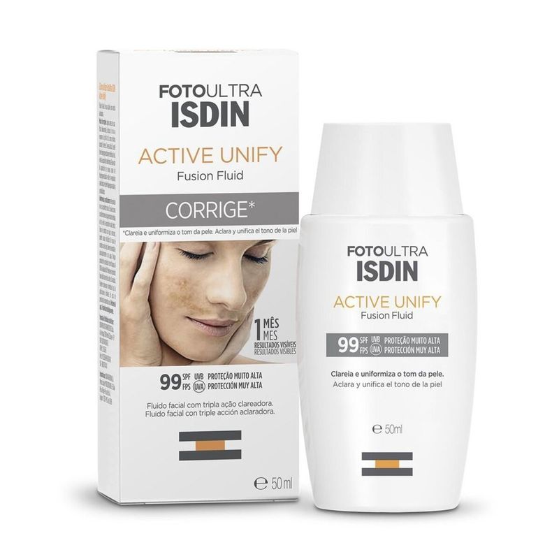 ISDIN ACTIVE UNIFY FPS 99 FUSION FLUID 50ML ISDIN ACTIVE UNIFY FPS 99 FUSION FLUID 50ML